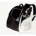 Black Warm Comfortable Fabric Pet Dog Carrier Bags With Waterproof Bottom